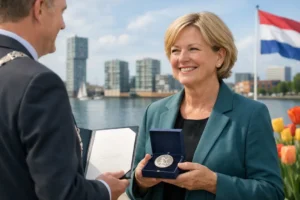 Almere reikt erepenning uit aan Carin Fiere voor jarenlange inzet