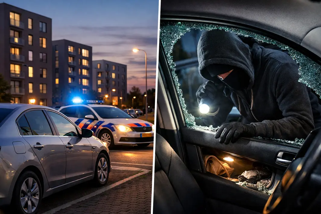 Autodiefstallen dalen in Almere, terwijl inbraken in voertuigen stijgen
