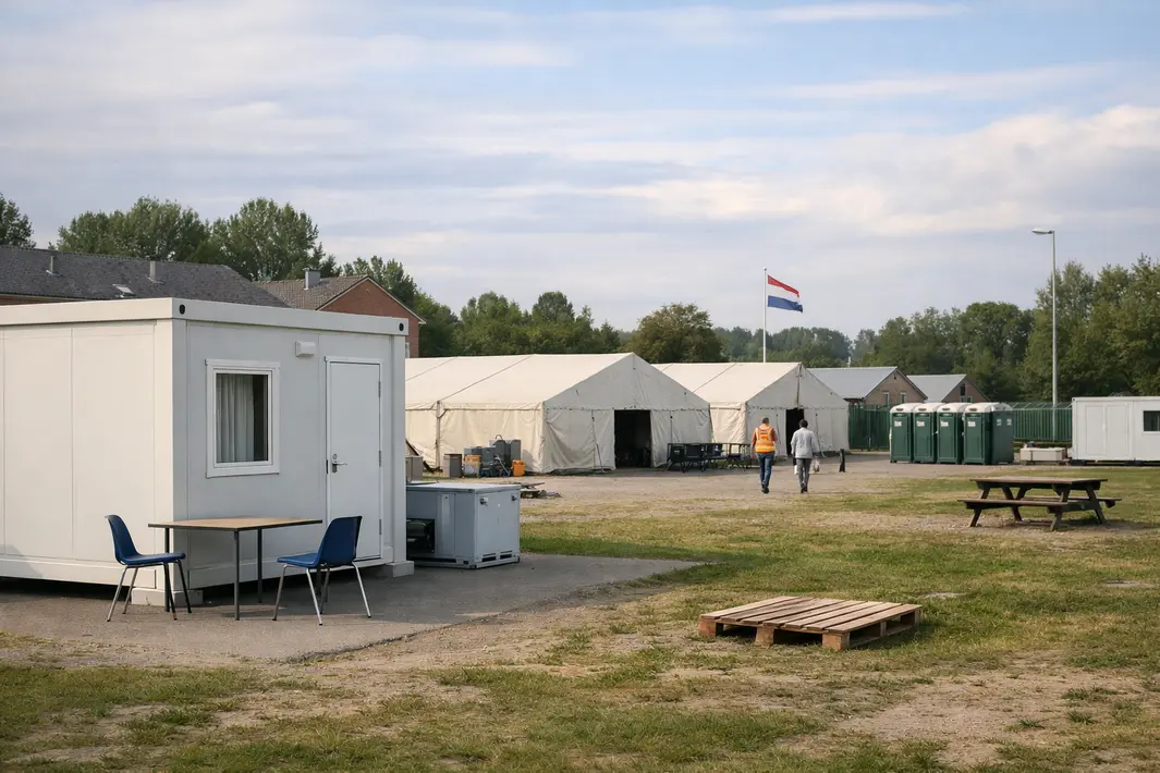 Extra tijdelijke opvangplekken voor asielzoekers op AZC-terrein