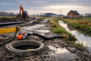 Gemeente neemt verantwoordelijkheid voor rioleringskosten in Oosterwold ondanks uitdagingen