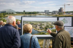 Inwoners delen hun mening over aangepast bouwplan op voormalig Floriade terrein