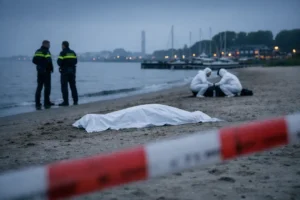 Overleden persoon aangetroffen op strand in Almere Haven