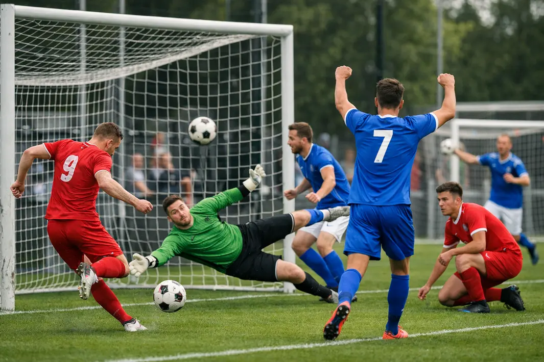 Spannend oefenduel tussen FC Almere en FC Weesp eindigt in doelpuntenfestijn