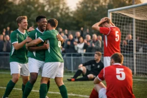 Spannende derby eindigt in winst voor Waterwijk tegen Buitenboys