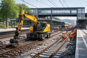 Spoorwerkzaamheden bij station Almere Oostvaarders van start