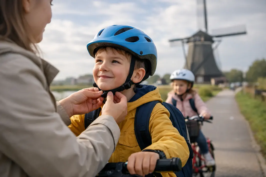 Veilig fietsen met helm: oproep aan ouders op Nationale Fietshelmdag