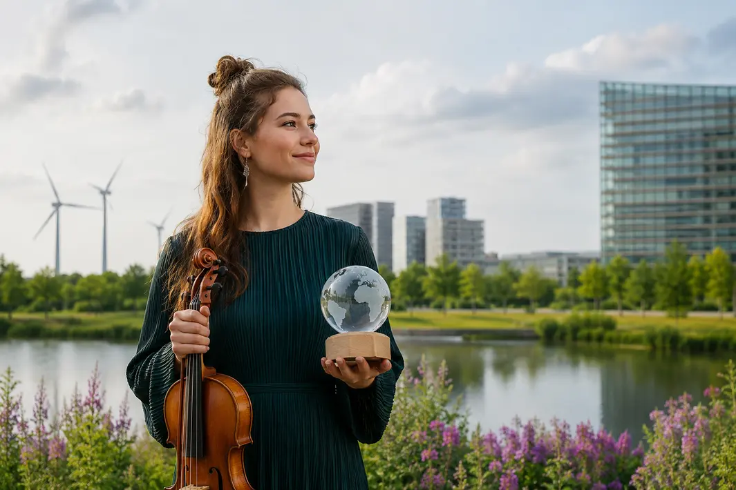 Almeerse muzikante wint Europese wedstrijd met duurzaamheidsproject