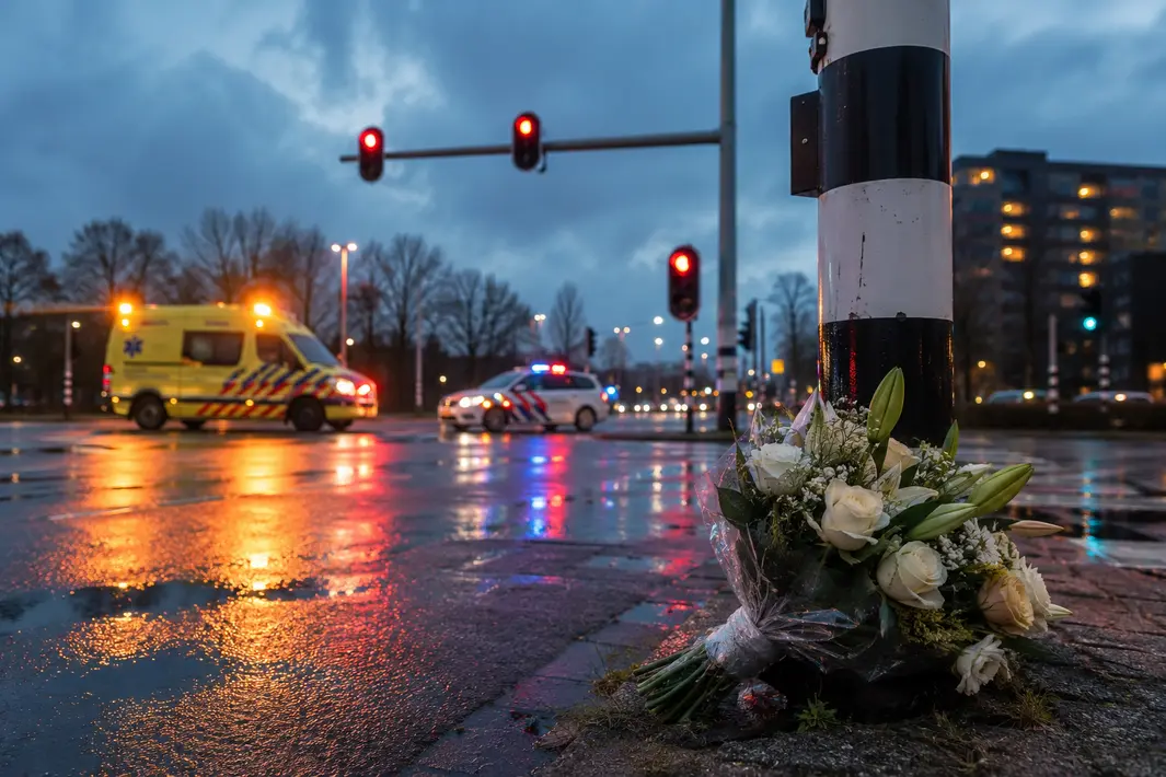 Veertienjarige overleden na ernstig ongeluk op kruising in Almere